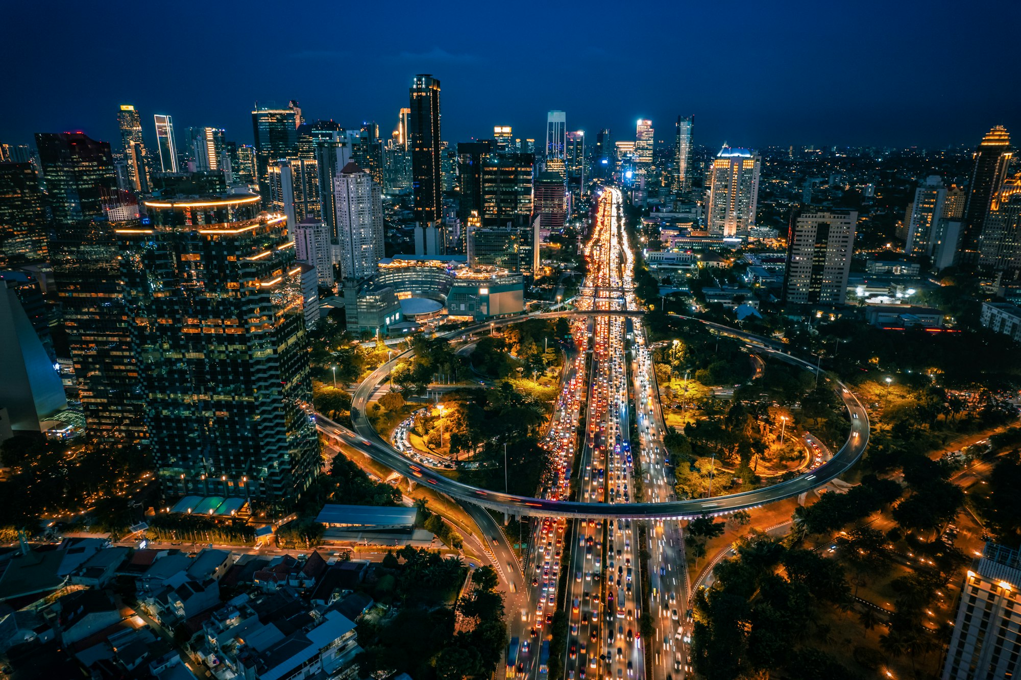 雅加达夜景